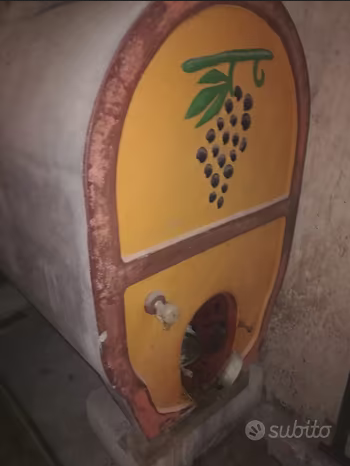 Botti di cemento per vino